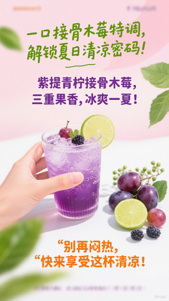 Purple Plum, Lime and Elderberry Beverage Concentrate