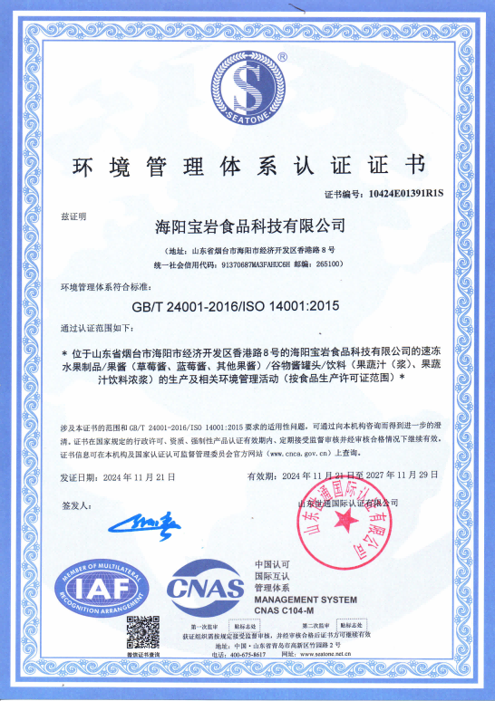 Environmental Management System Certification